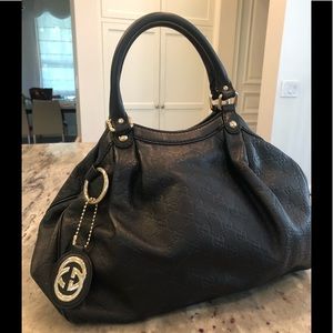 Authentic Gucci Sukey Leather Handbag